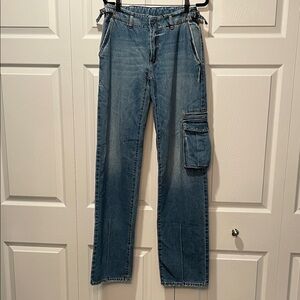 SER.O.YA Denim Cargo Jeans